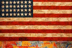 MOMA 16 Jasper Johns Flag and Map.jpg